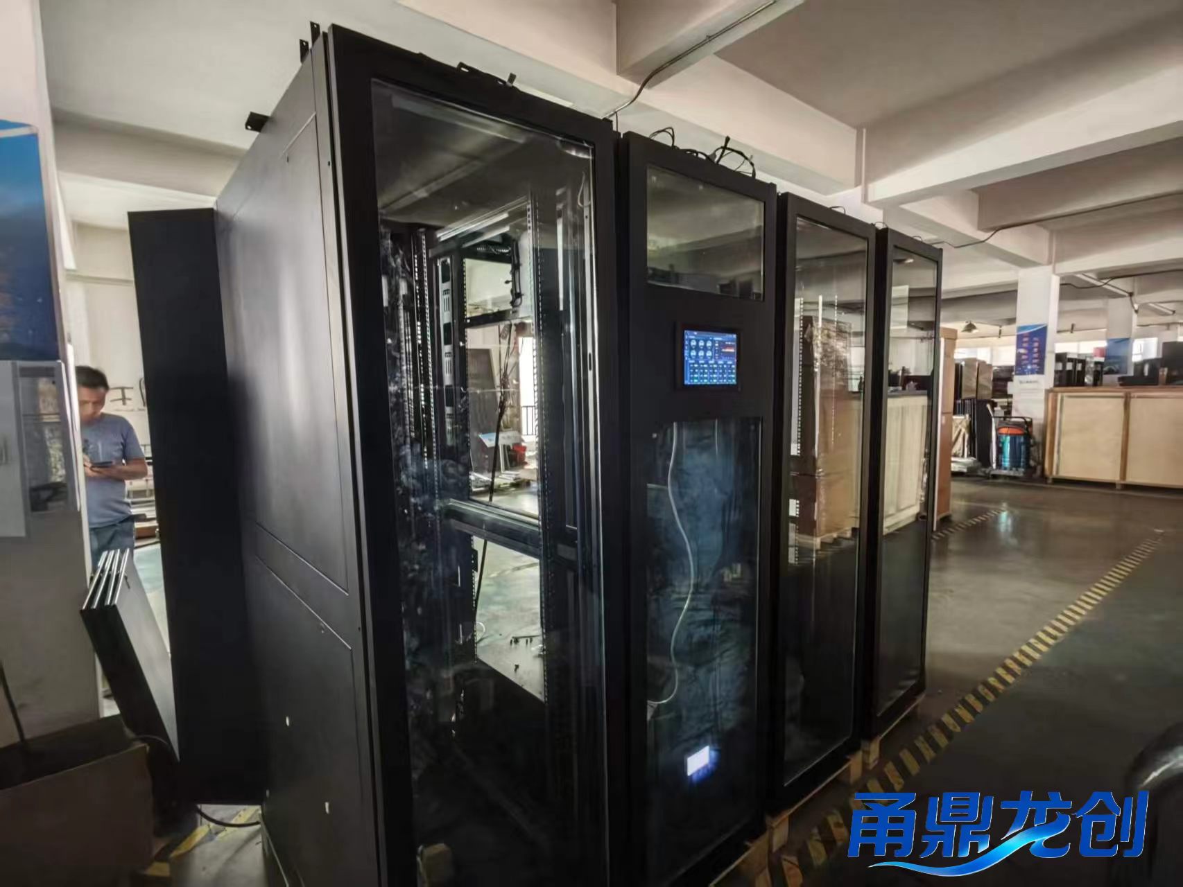 宁波某项目一体机柜装试完成